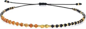 KELITCH Adjustable Seed Bead Bracelet for Women, Handmade Braided String Bracelets with Agate, Turquoise, Lapis & Coral, Boho Jewelry