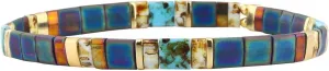 KELITCH New Women Tila Beads Bracelets Colorful Friendship Stackable Stretch Bracelets