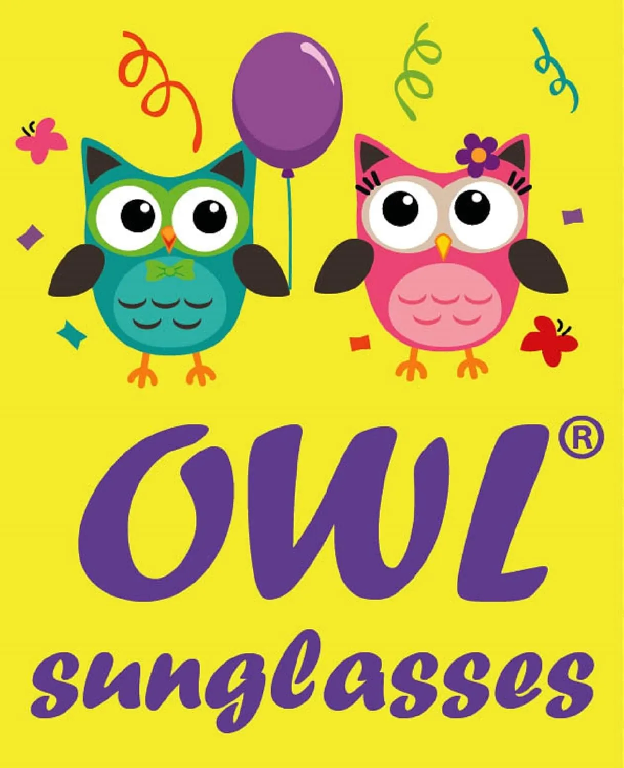 Kids Clear Lens Colored Glasses Protect Child's Eyes from UVB UVA