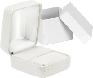 Leather Ring Box for Proposal, Engagement ring box | Premium jewelry holder ring Display case, wedding ring box, Anniversary, Valentine's Day, Ring gift box for All rings, gold, silver, diamond