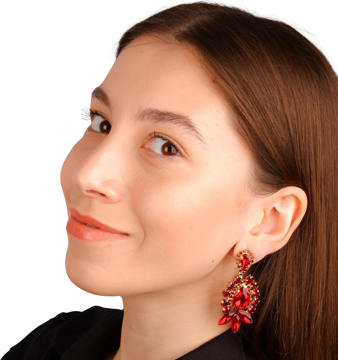 LIMELIA Crystal Stone Bridal Earrings | Women's Dangle Jewelry Gift for Brides, Bridesmaids, Prom and Wedding Parties