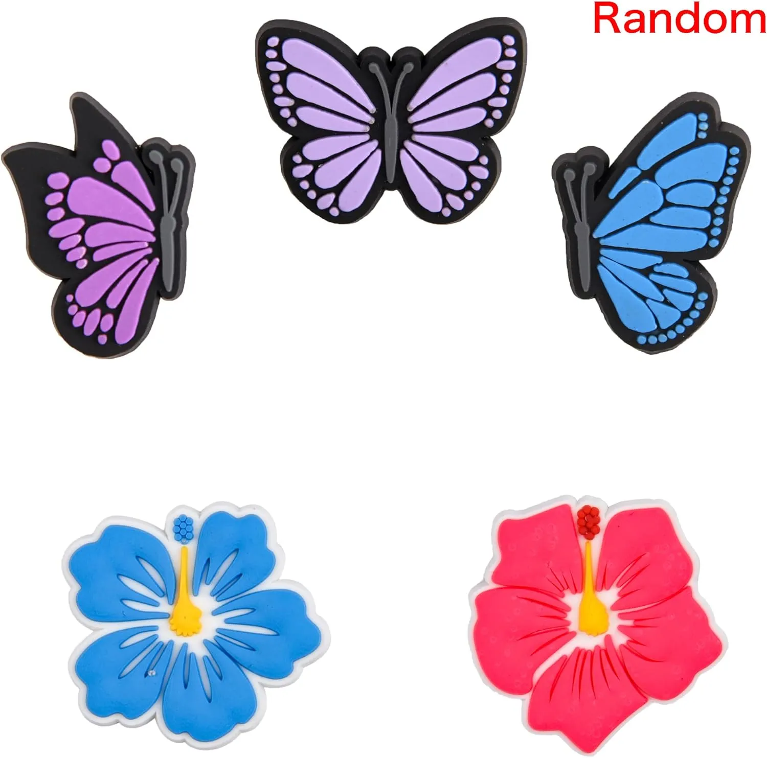 Lot of 25, 50, 100pcs Random Different Shoe Charms Shoes Decoration for Kids Boys Girls Men Women Birthday Party Favor