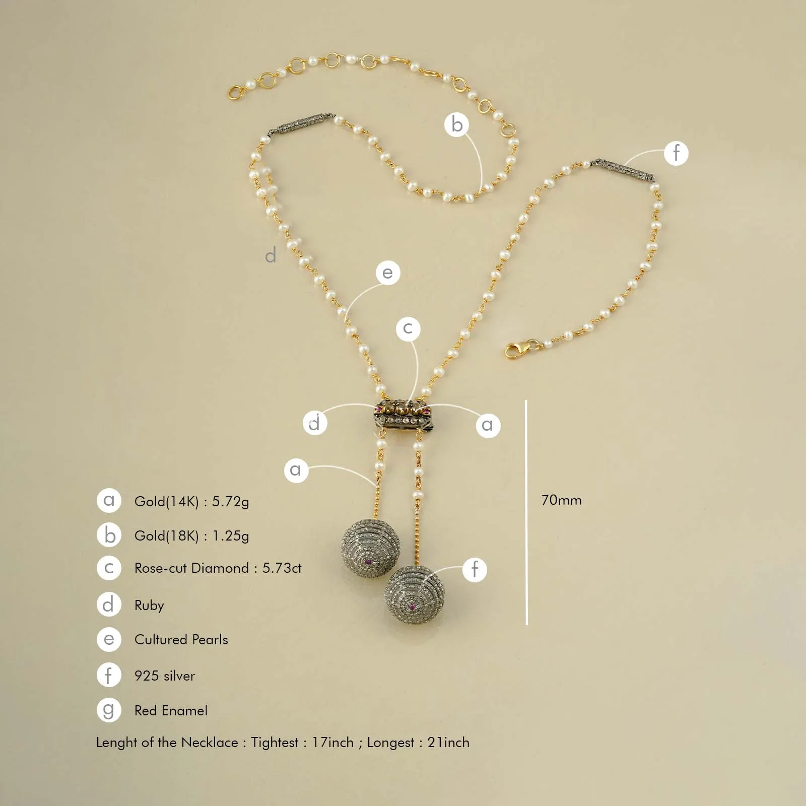 Luna Brooch and Necklace