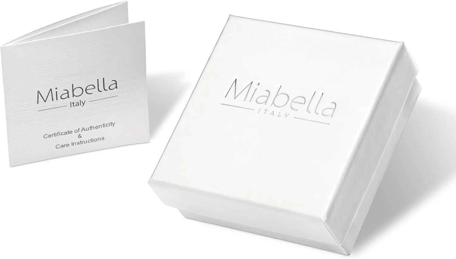 Miabella Italian 925 Sterling Silver Sparkle Mirror Link Chain Necklace for Women, Made in Italy