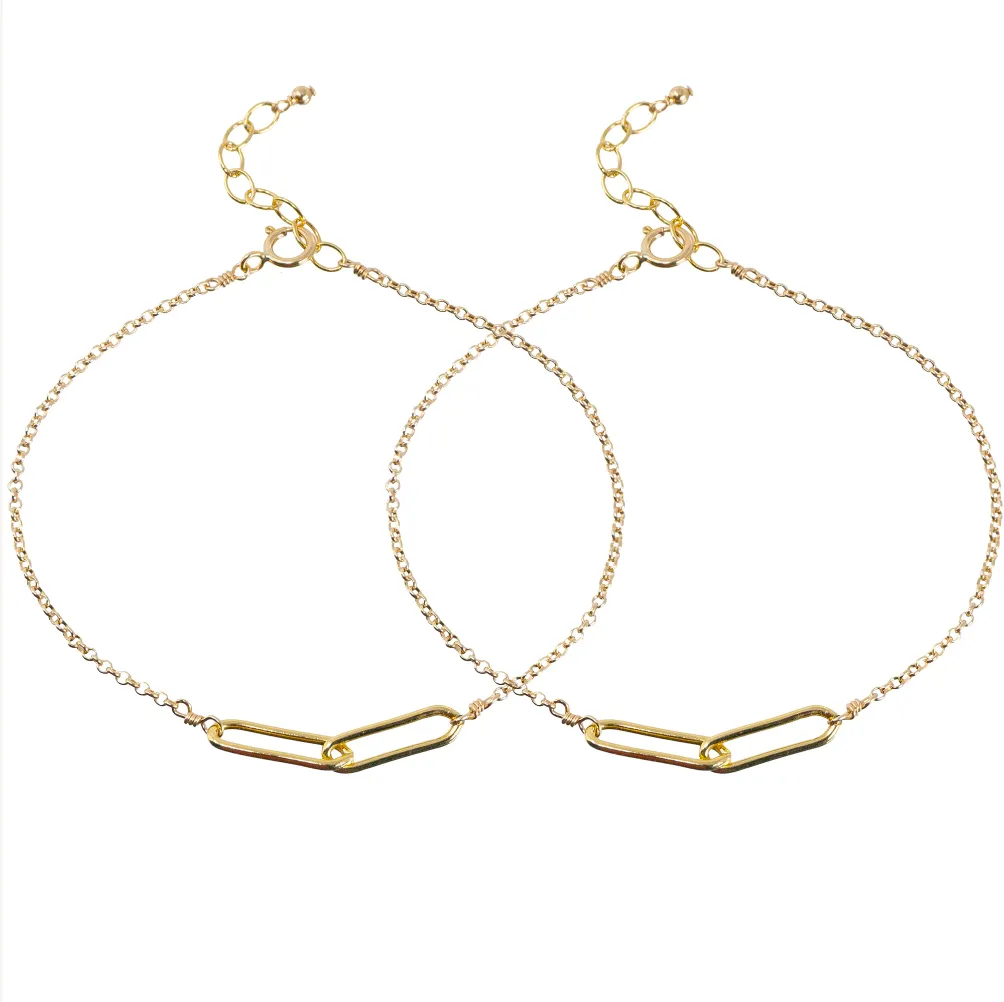 Modern Friends Forever Linked Bracelet