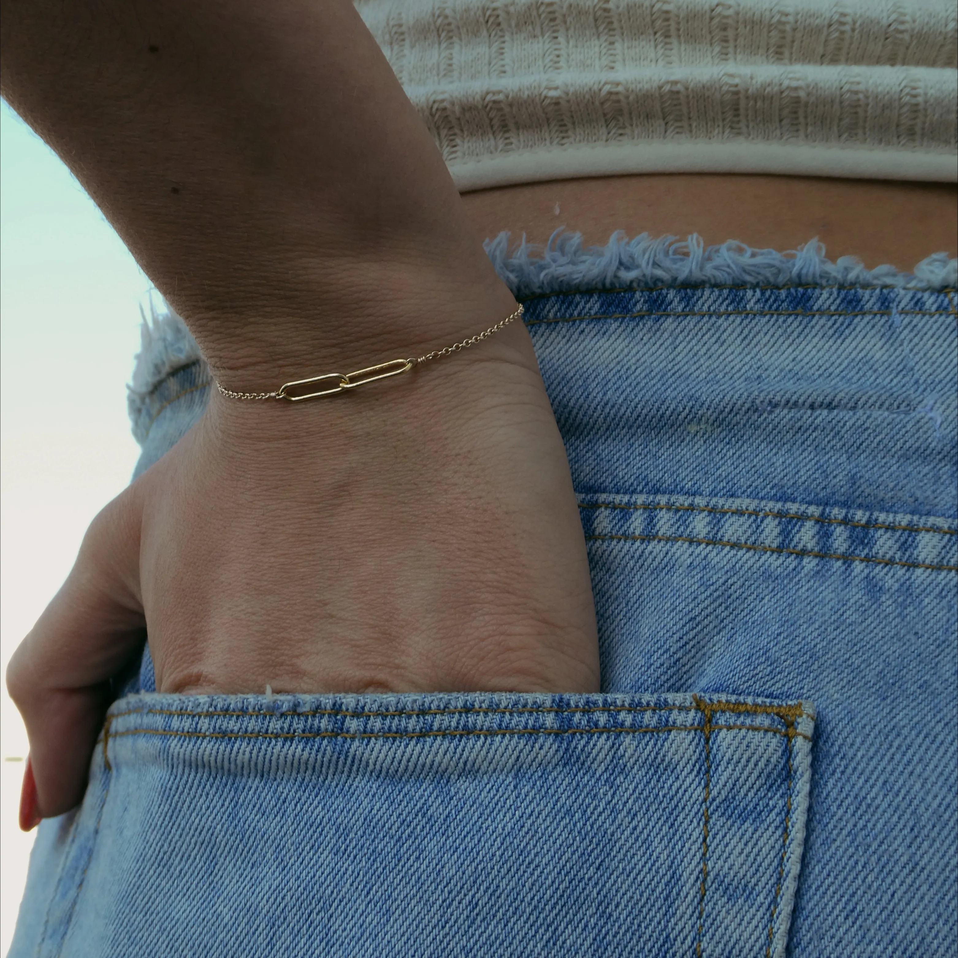 Modern Friends Forever Linked Bracelet