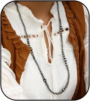 Navajo Pearl Necklace for Women,Western Turquoise Beaded Choker Boho Vintage Cowgirl Navajo Necklace Native Inspired Costume Party Jewelry Accessories