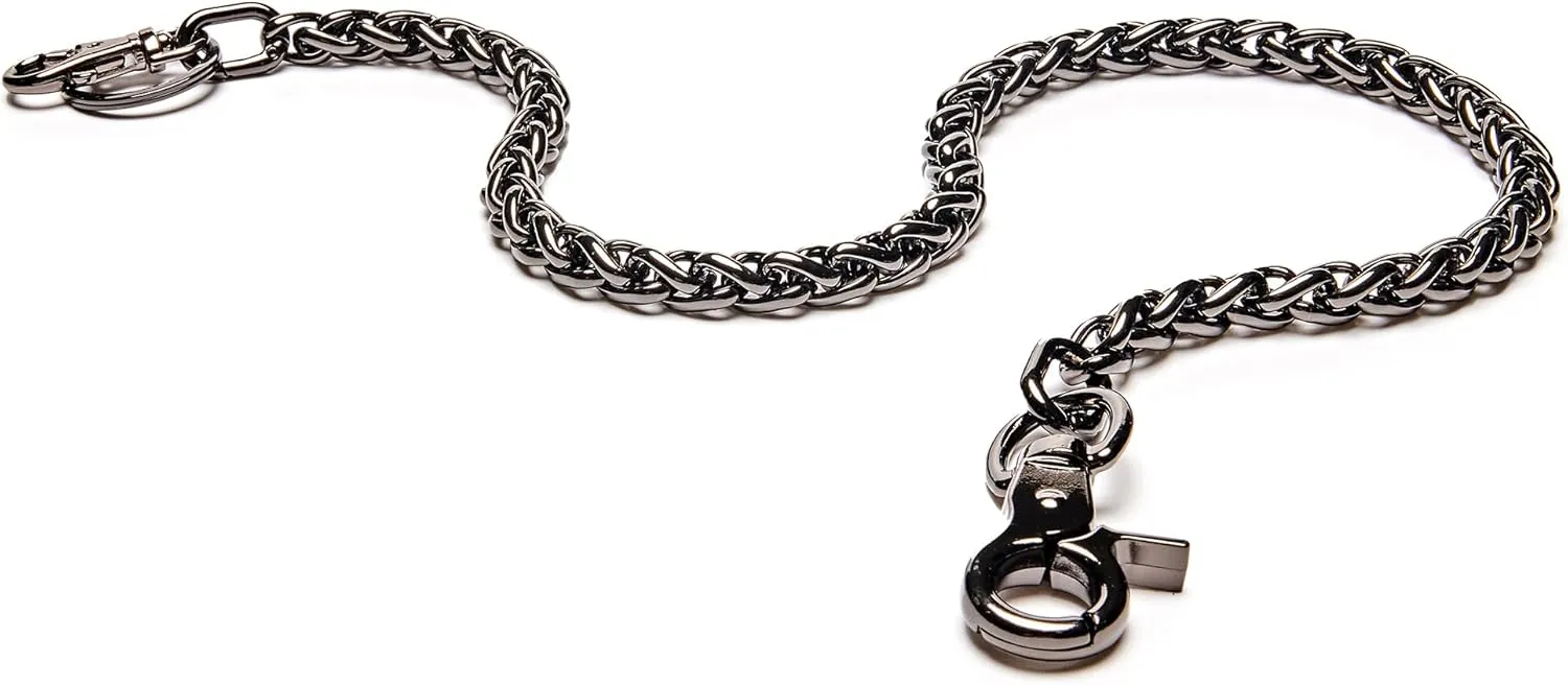 newtro Wallet Chain Men Women Boy Girl, Biker Motorcycle Pants Jean Punk Long Key Chain Black Gold Silver 26 Types