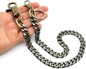 newtro Wallet Chain Men Women Boy Girl, Biker Motorcycle Pants Jean Punk Long Key Chain Black Gold Silver 26 Types