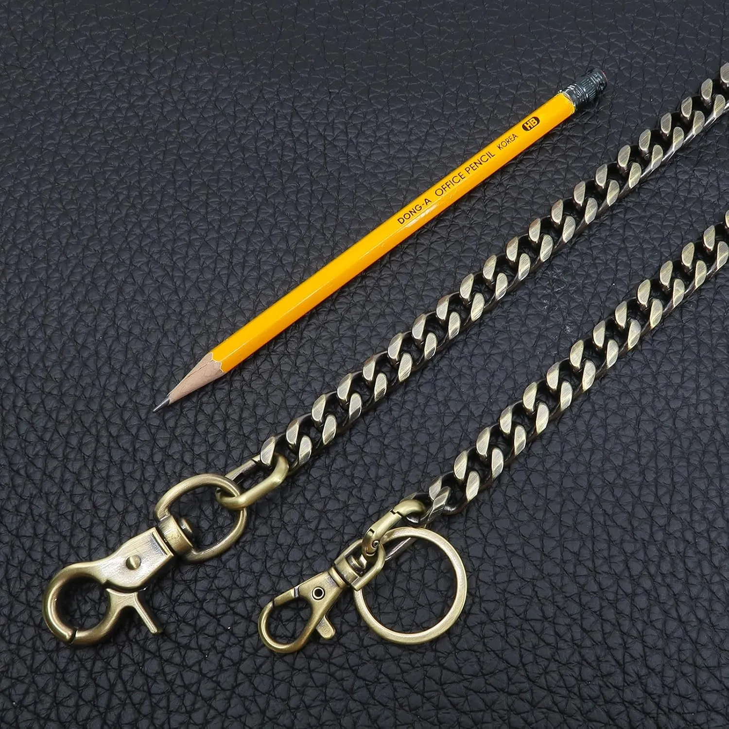 newtro Wallet Chain Men Women Boy Girl, Biker Motorcycle Pants Jean Punk Long Key Chain Black Gold Silver 26 Types