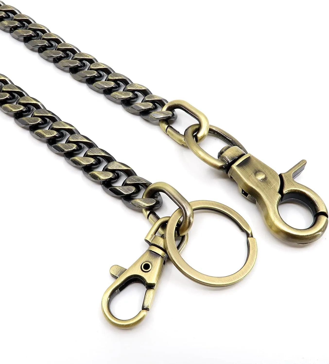 newtro Wallet Chain Men Women Boy Girl, Biker Motorcycle Pants Jean Punk Long Key Chain Black Gold Silver 26 Types