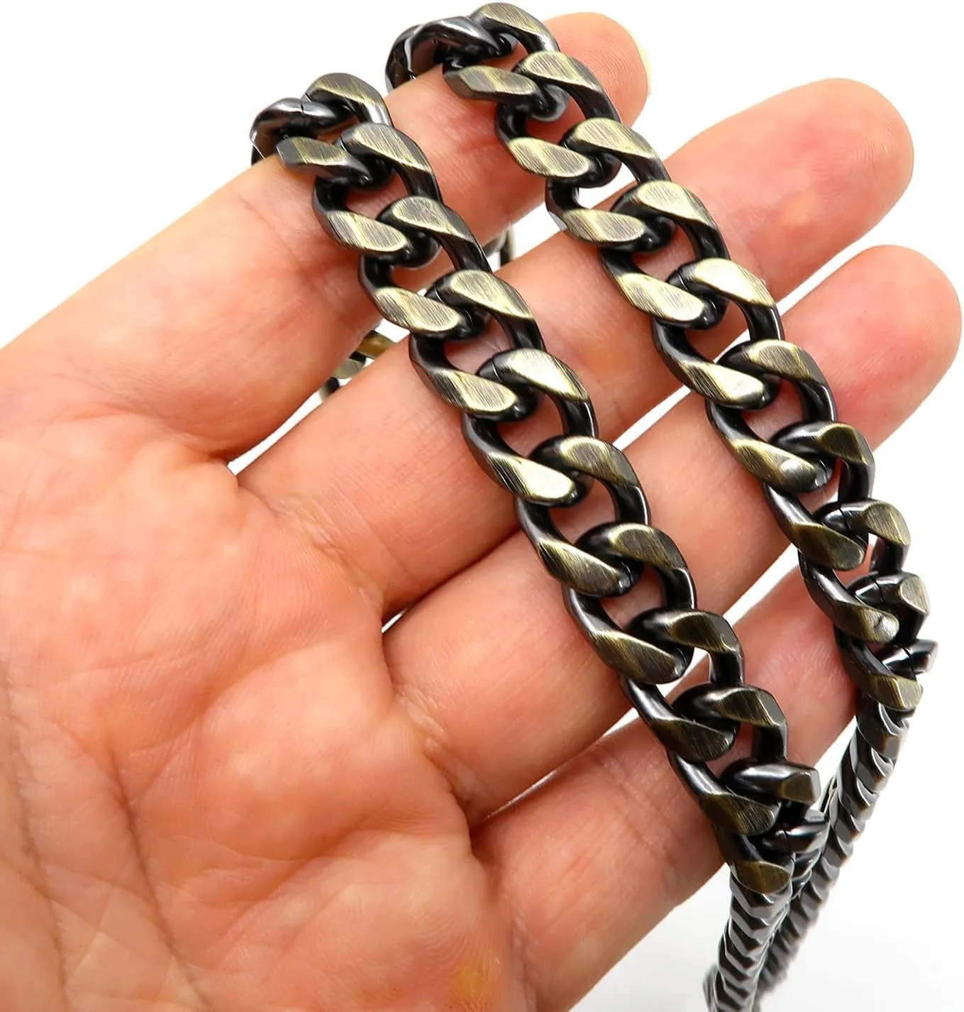 newtro Wallet Chain Men Women Boy Girl, Biker Motorcycle Pants Jean Punk Long Key Chain Black Gold Silver 26 Types