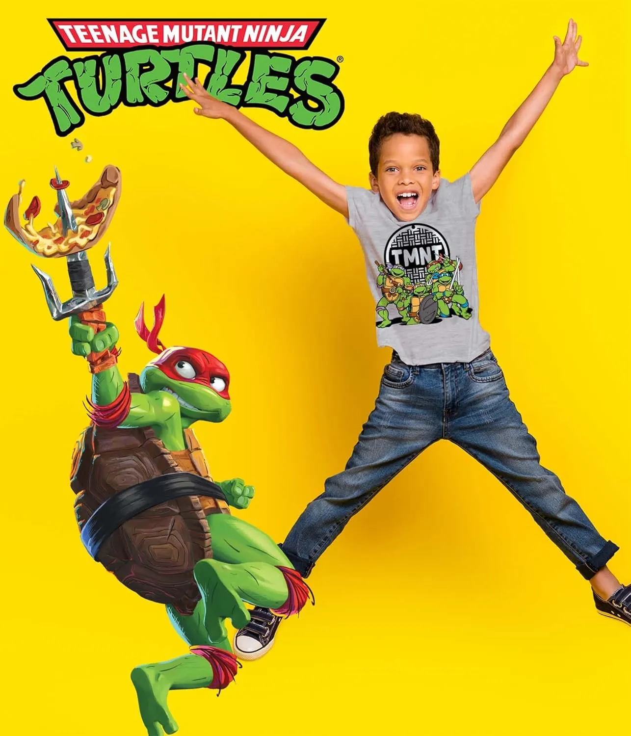 Ninja Turtles T-Shirt (Sets) Michelangelo Leonardo Raphael Donatello TMNT Outfit Costume Tee Toddler Birthday to Kids Clothes