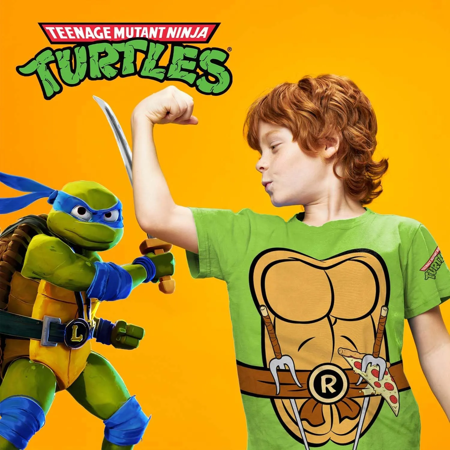 Ninja Turtles T-Shirt (Sets) Michelangelo Leonardo Raphael Donatello TMNT Outfit Costume Tee Toddler Birthday to Kids Clothes