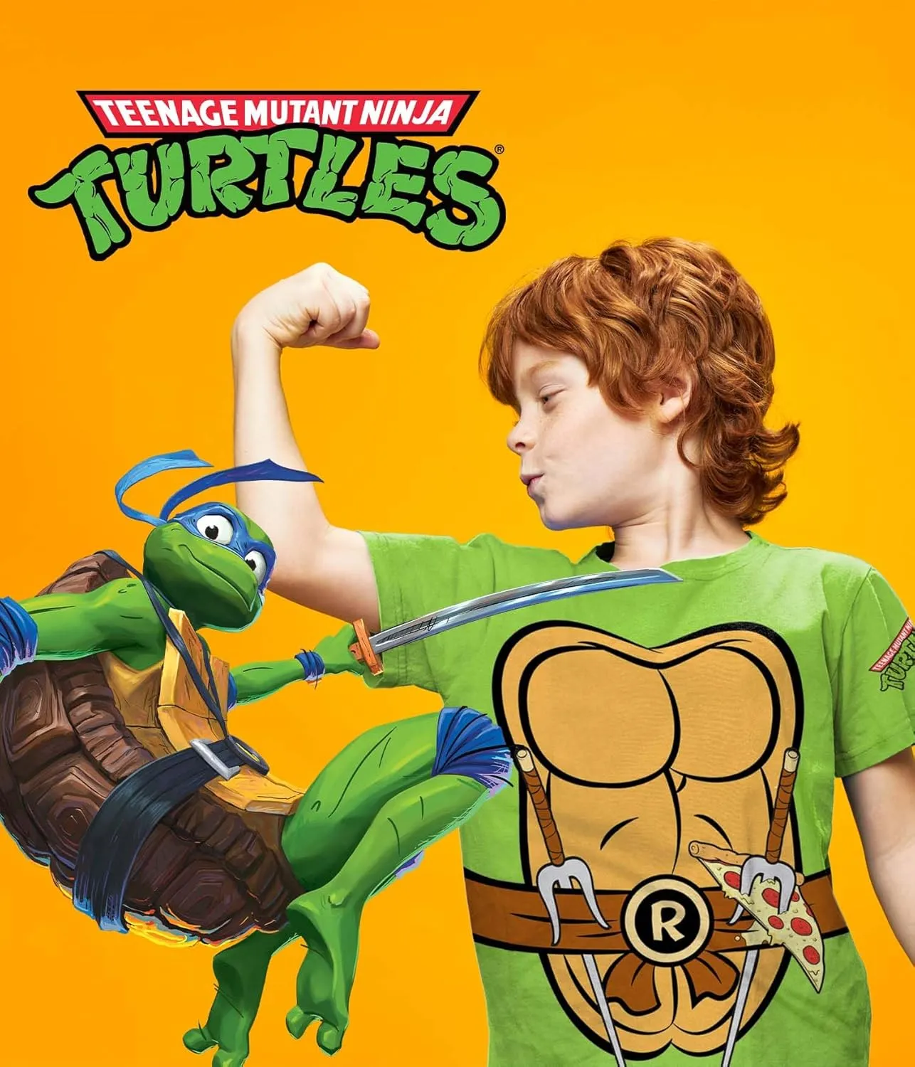 Ninja Turtles T-Shirt (Sets) Michelangelo Leonardo Raphael Donatello TMNT Outfit Costume Tee Toddler Birthday to Kids Clothes
