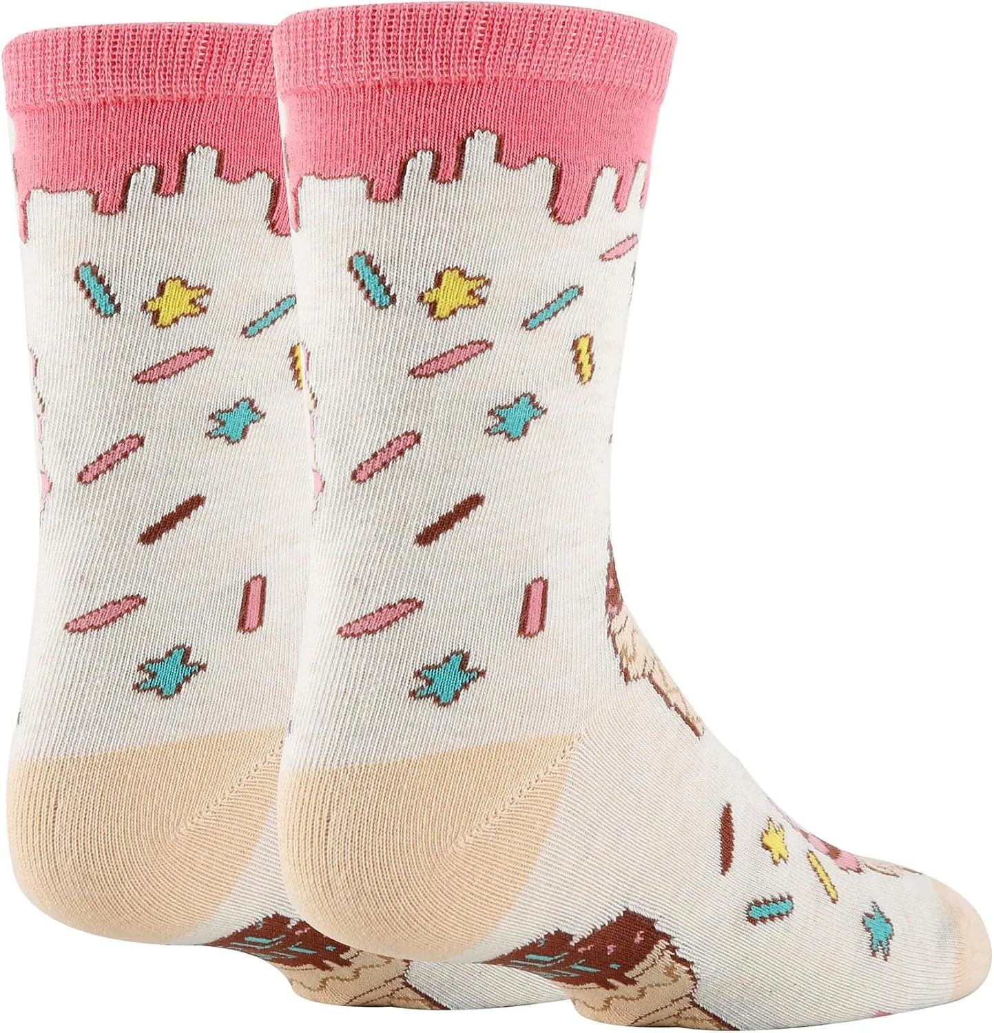 ooohyeah Kid's Novelty Food Cute Crew Socks, Funny Crazy Silly Cool Casual Dress Socks for Boy and Girl, Size 1-5