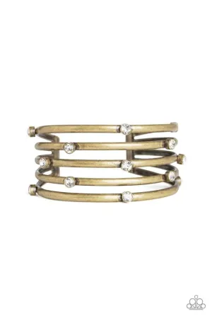 Paparazzi Bracelet ~ Sugarlicious Sparkle - Brass