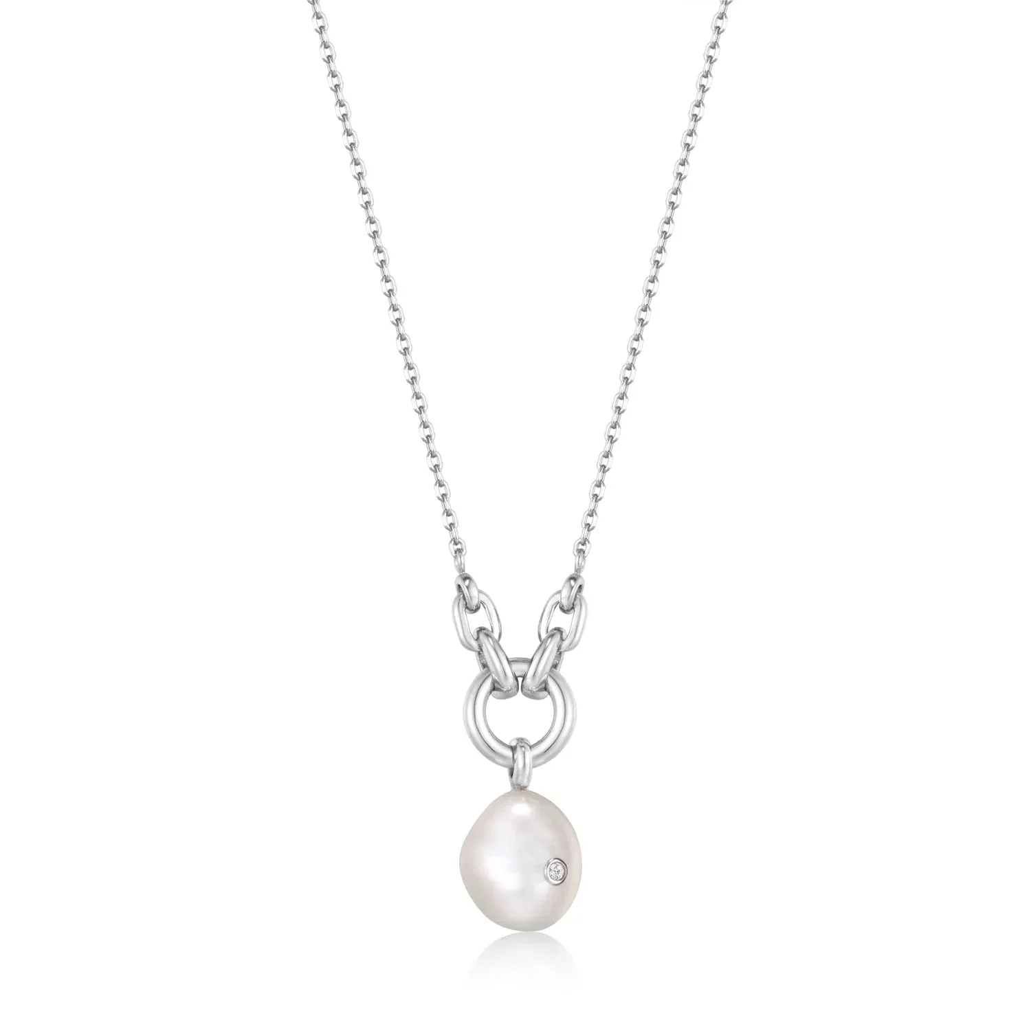 Pearl Power - Pearl Sparkle Pendant Necklace - 2 colours