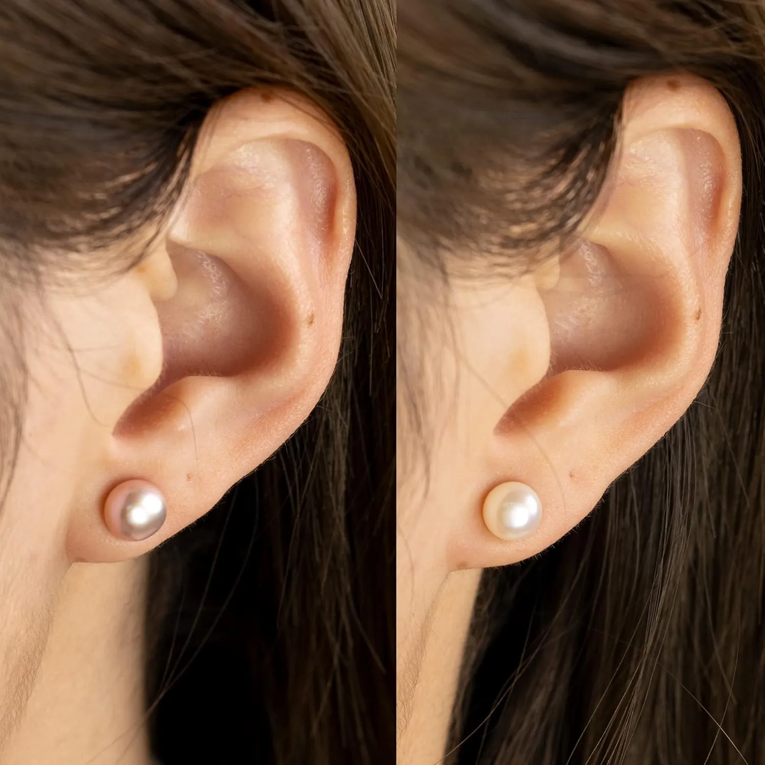 Pearl Stud Earrings for Women Studs Set AAA Pearl Studs Hypoallergenic Sterling Silver Pearl Earrings Multi Pack