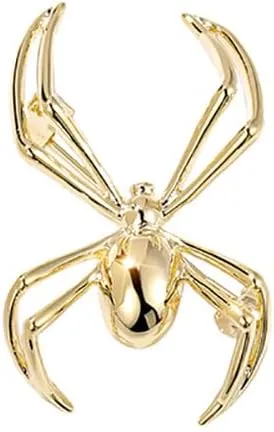 Personalized Spider Lapel Brooch Pin Cute Animal Collar Pins Clip Sweater Scarves Banquet Badges Brooches Pins Punk Jewelry Gifts for Women Girls Men Halloween