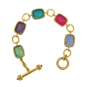 Pink 'Antique Animals' Bracelet