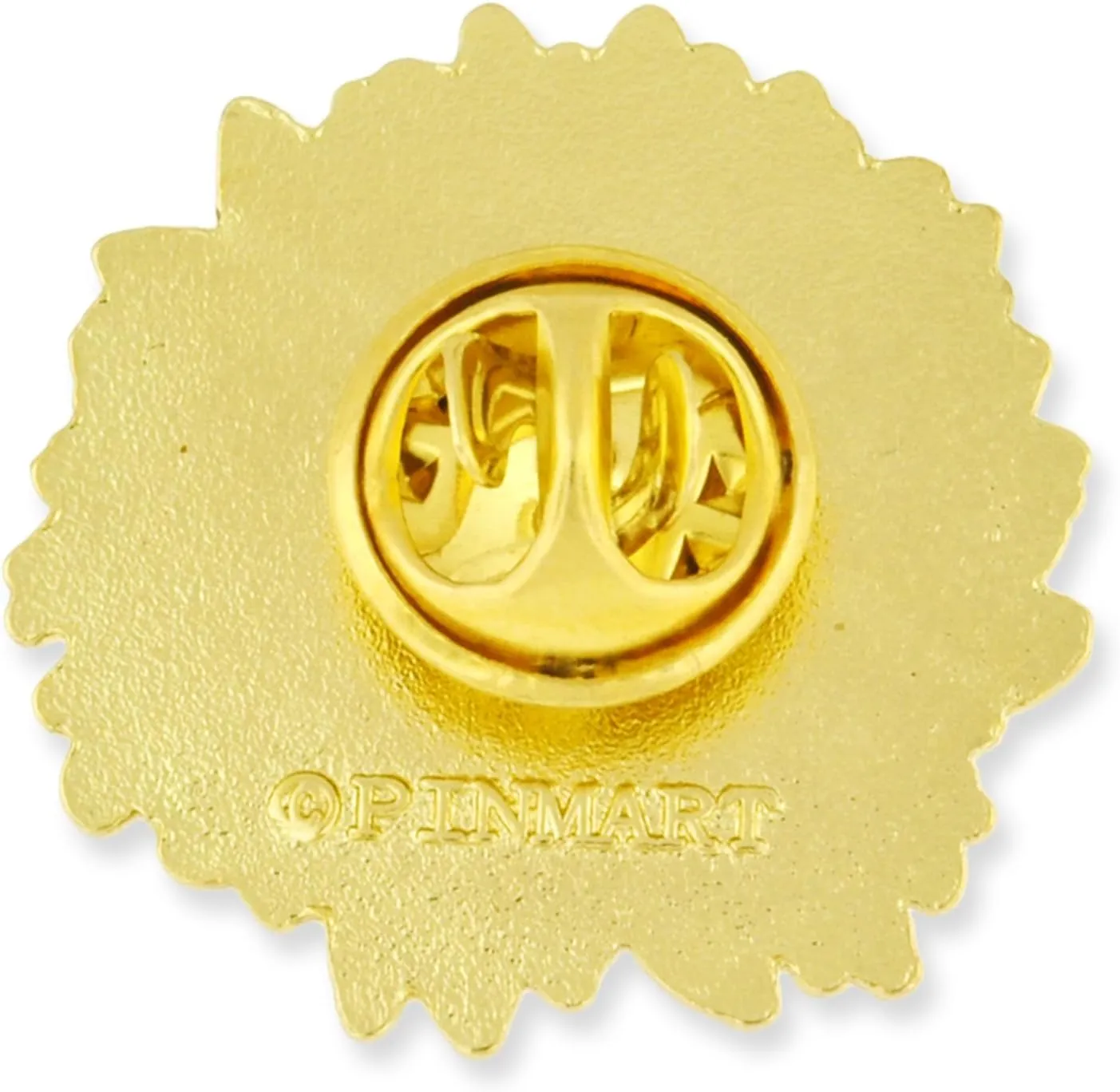 PinMart Springtime Enamel Lapel Pin  Celebration Jewelry for Women and Men  Cute Seasonal Clothes Decoration  Gold Plated Enamel Pin with Secure Clutch Back