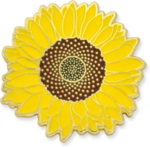 PinMart Springtime Enamel Lapel Pin  Celebration Jewelry for Women and Men  Cute Seasonal Clothes Decoration  Gold Plated Enamel Pin with Secure Clutch Back