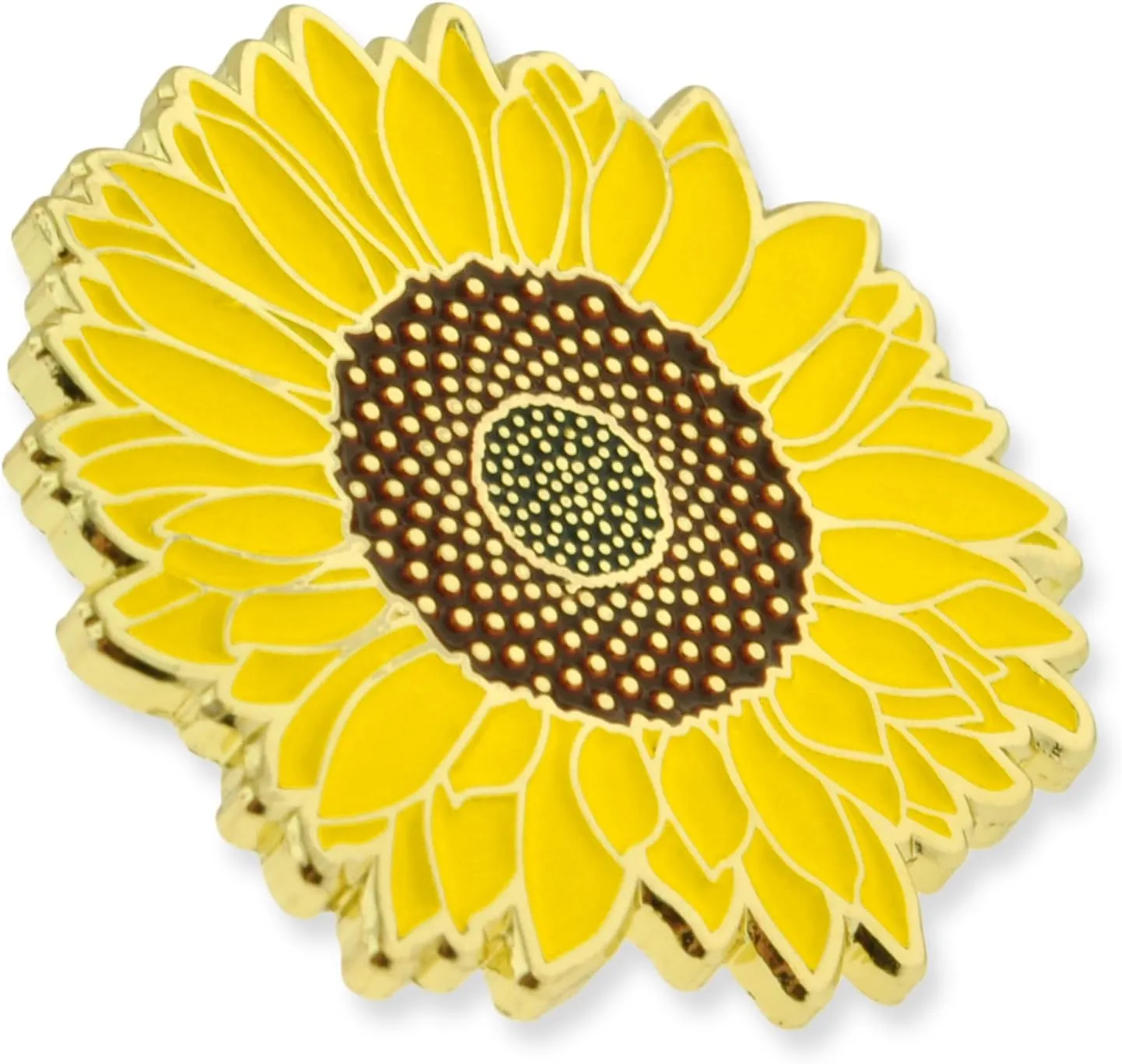PinMart Springtime Enamel Lapel Pin  Celebration Jewelry for Women and Men  Cute Seasonal Clothes Decoration  Gold Plated Enamel Pin with Secure Clutch Back