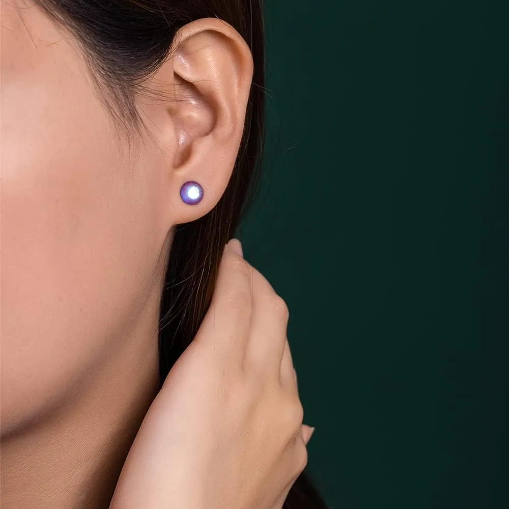 Plastic Earrings, KMEOSCH 2 Pairs Hypoallergenic Lightweight Small Simple Plastic Heart Earrings Studs for Sensitive Ears