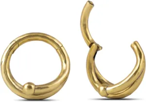 PONWAG 1 Pair 6g Sterling Silver-Plated Copper Ear Hangers for Women 4mm Dangle Gauges Lightweight Body Piercing Jewelry Fluid Curves Design Elegant Plug Gauges for Ear Stretching
