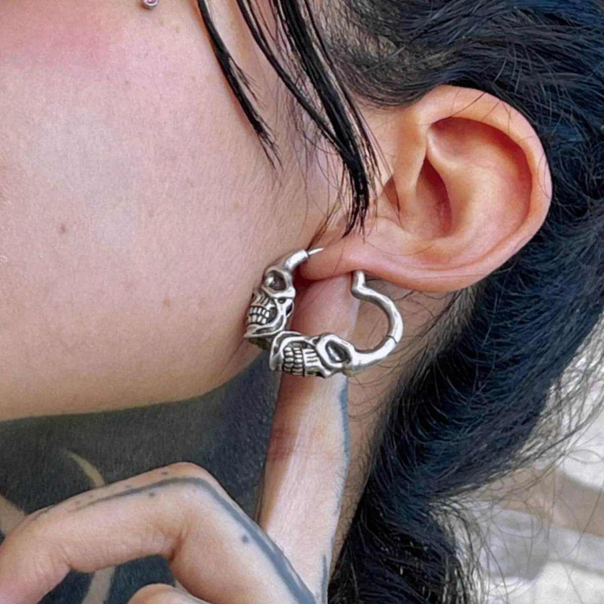 PONWAG 1 Pair 8g Ear Weights For Stretched Ears Lock Plug Dangle Gauge Ear Hanger Tunnels 3mm Ear Gauge Expander Body Piercing Jewelry