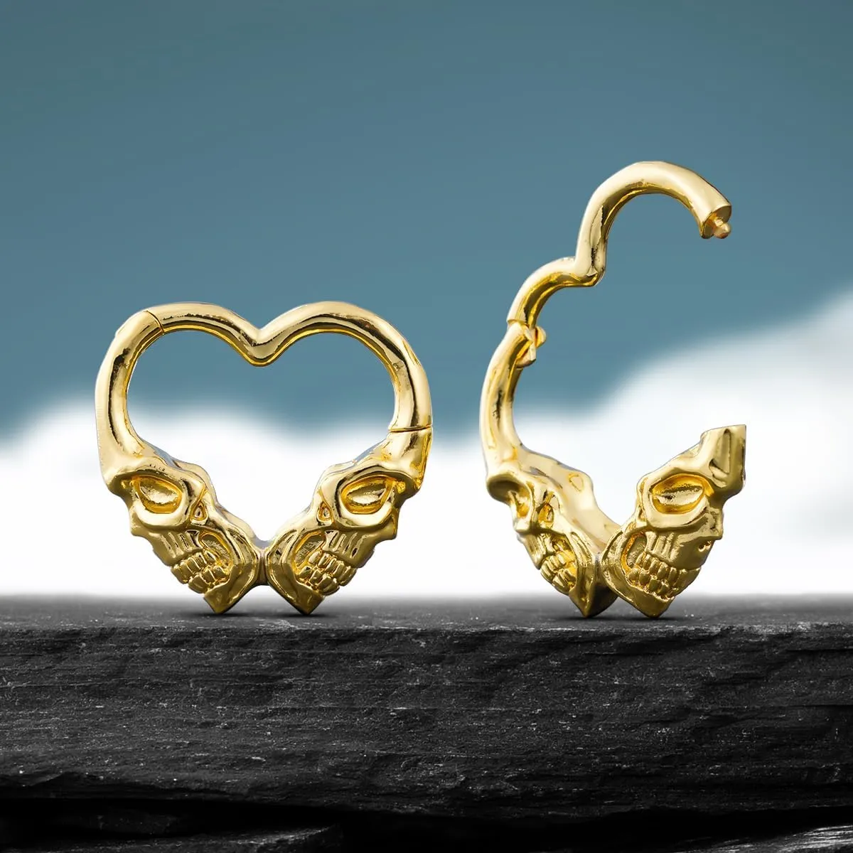 PONWAG 1 Pair 8g Ear Weights For Stretched Ears Lock Plug Dangle Gauge Ear Hanger Tunnels 3mm Ear Gauge Expander Body Piercing Jewelry