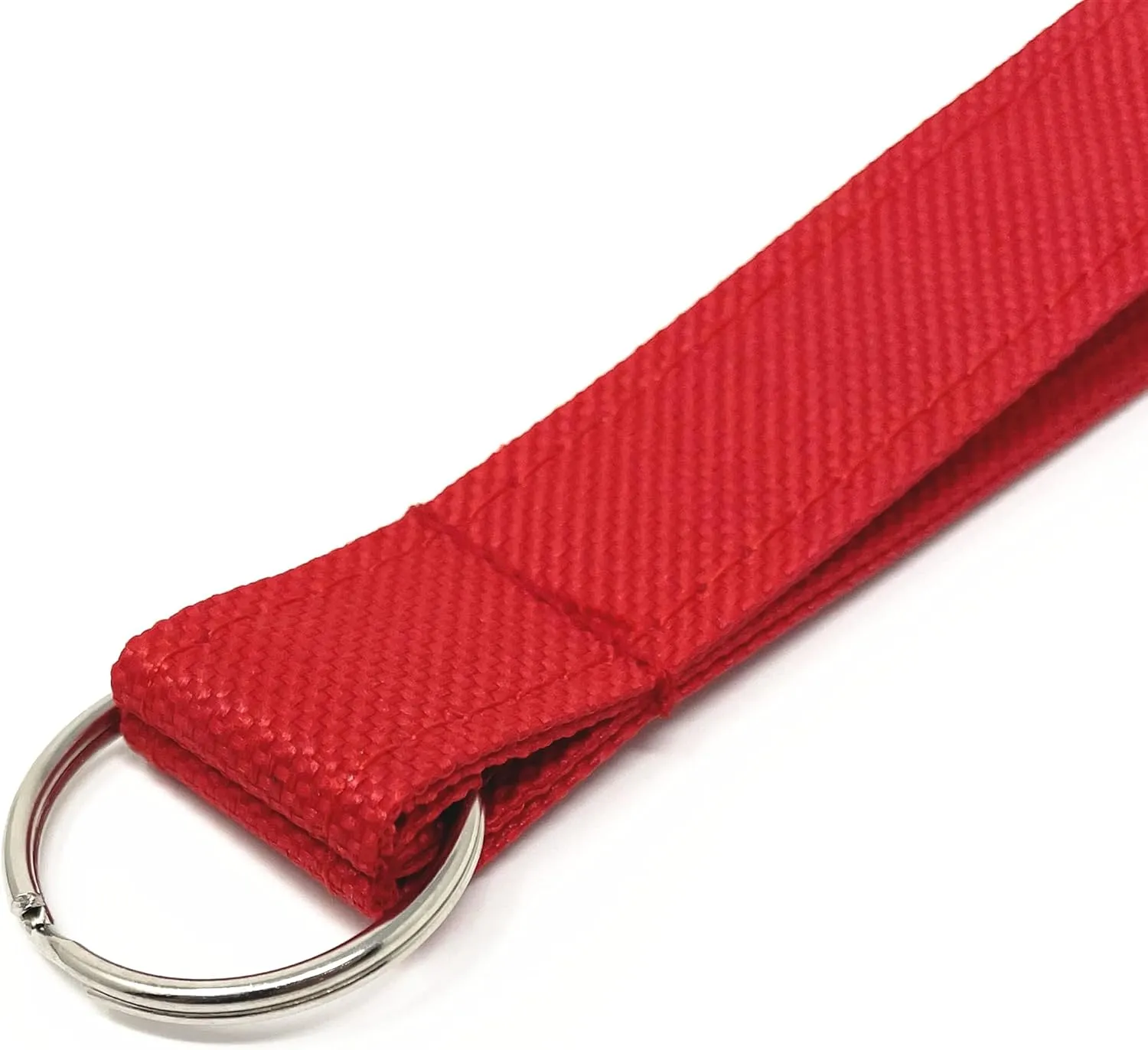 Premium poly fabric solid color Wristlet keychain with keying for key fob key wallet remote