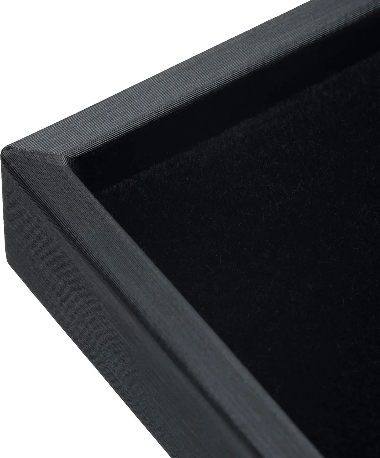 PU Leather Necklace Pendant Box for Wedding,Jewelry Gift Storage Display Case (Black)