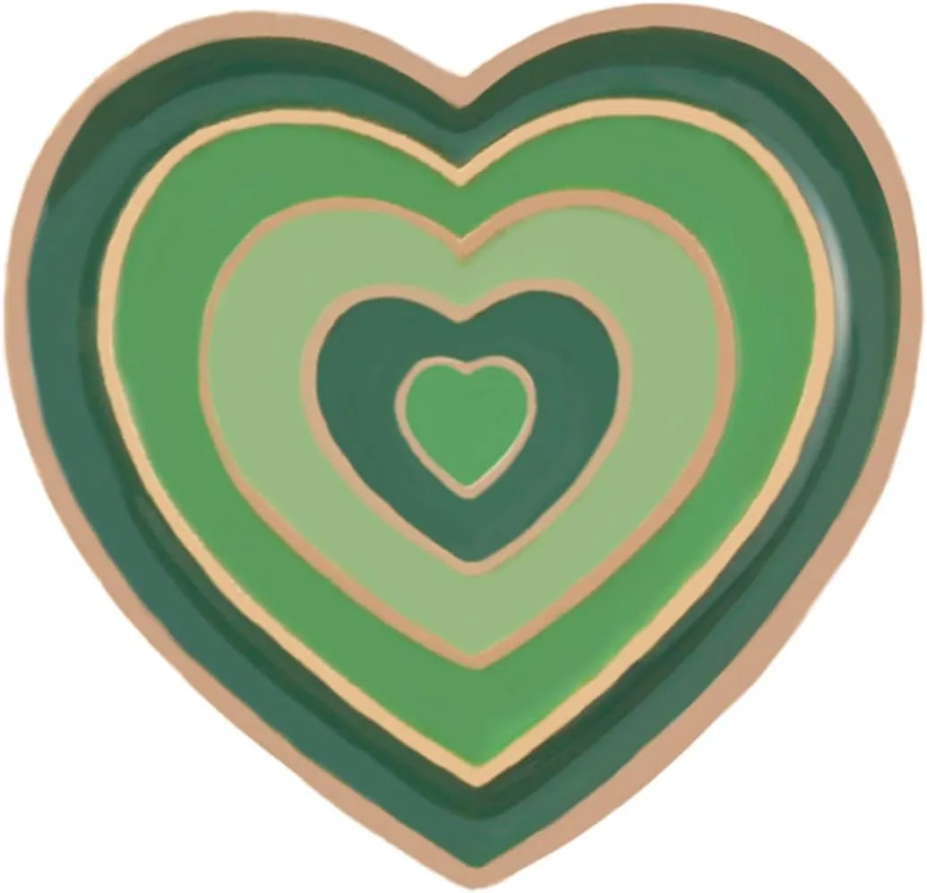 Rainbow Color Heart Enamel Brooch Cute Cartoon Shiny Rainbow Gradient Colored Heart Shaped Love Life Brooch Pin Fashion Jewelry for Any Special Occasions
