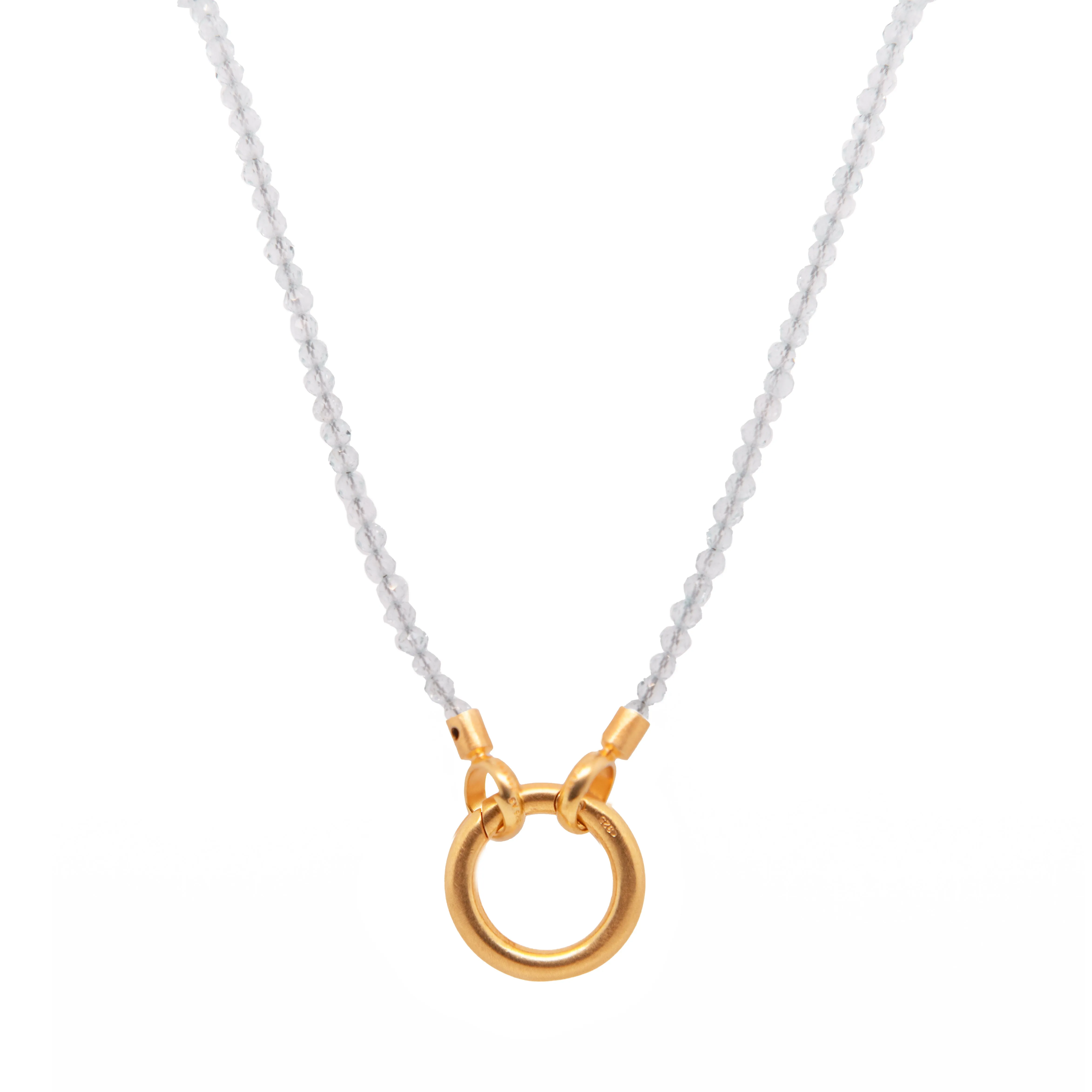 Ring Clasp Necklace 24K Fair Trade Gold Vermeil