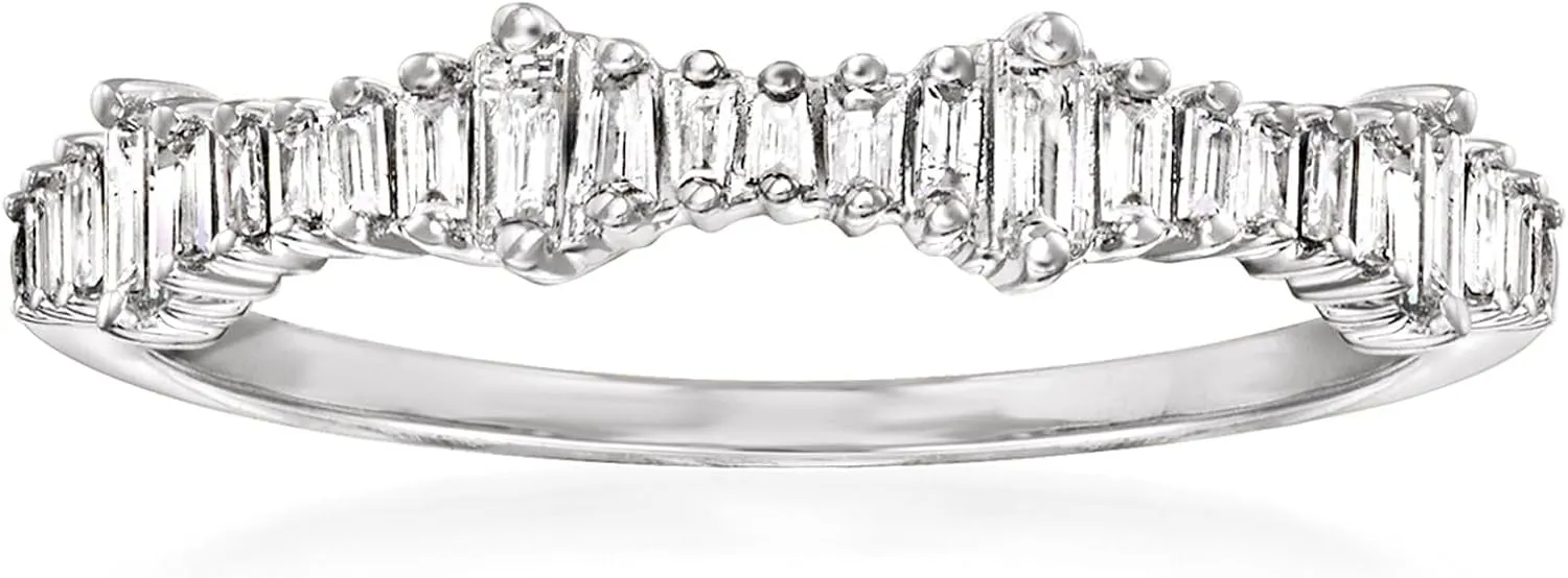 Ross-Simons 0.20 ct. t.w. Baguette Diamond Ring in 14kt Gold