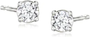 Ross-Simons 0.20 ct. t.w. Lab-Grown Diamond Stud Earrings in Sterling Silver