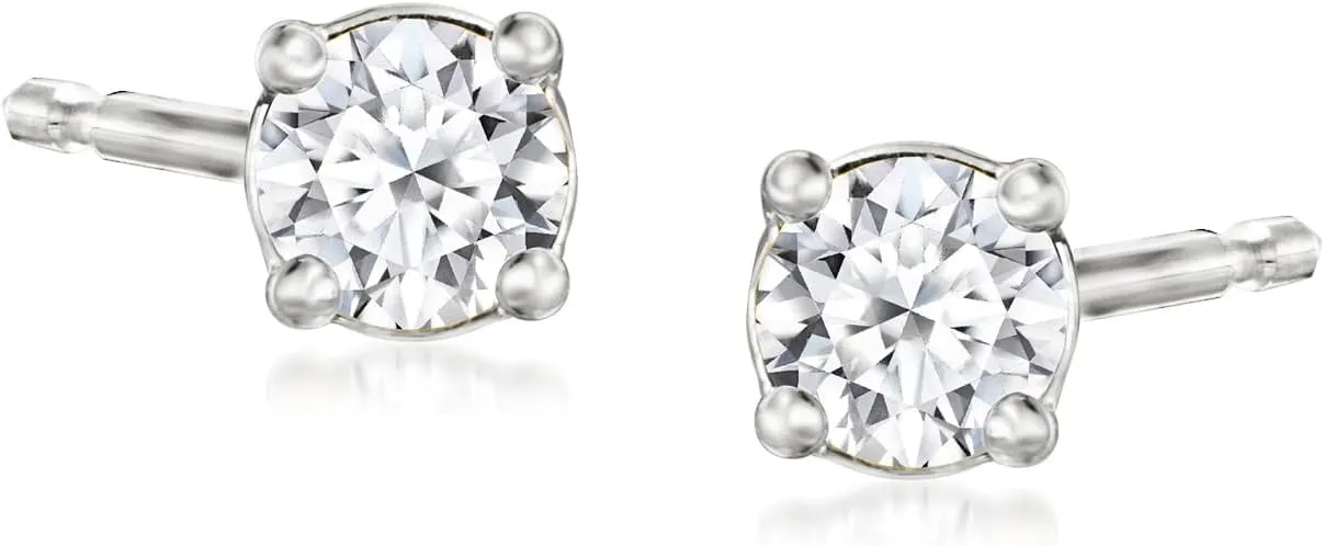 Ross-Simons 0.20 ct. t.w. Lab-Grown Diamond Stud Earrings in Sterling Silver