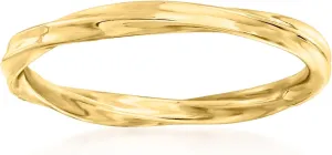 Ross-Simons 18kt Yellow Gold Twisted Ring