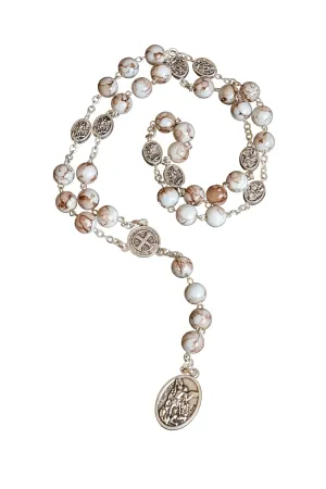 Saint St Michael Medal Charm Pendant Traditional Chaplet Rosary