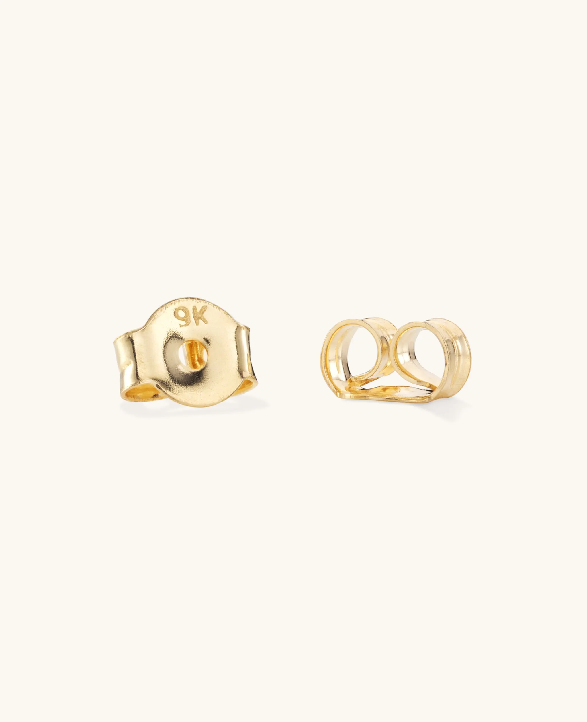 *SAMPLE SALE* 9K Solid Gold Garnet Mini Fleur Studs