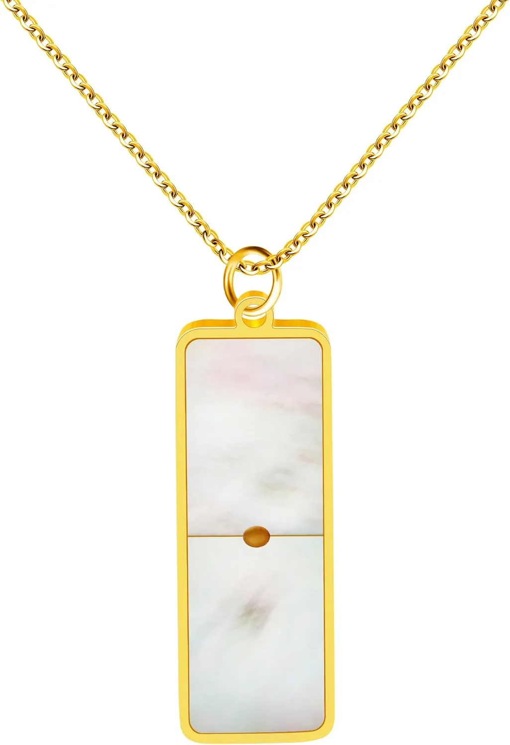 Shell Mustard Seed Faith Gold Plated Pendant Necklace Inspirational and Elegant Jewelry for Women Religious Christian Bless Jewelry for Girls