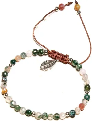 Simple Agate Weave Bracelet Friendship Bracelet for Women Men for Party Anniversary