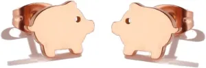 Simple Pig Stainless Steel Stud Earrings for Women Teen Girls Cartilage Hypoallergenic Tiny Small Studs Earring Minimalist Jewelry