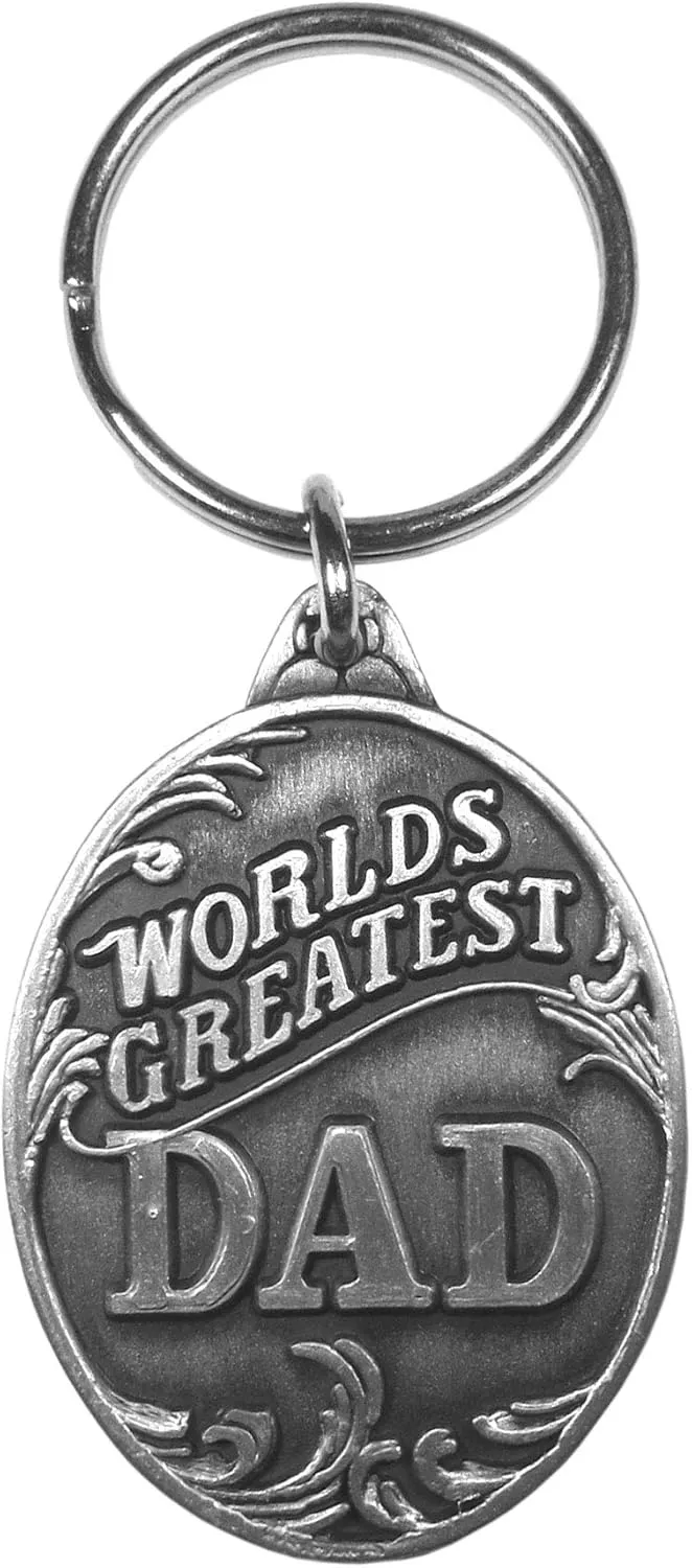 Siskiyou Sports World's Greatest Dad Antiqued Keyring