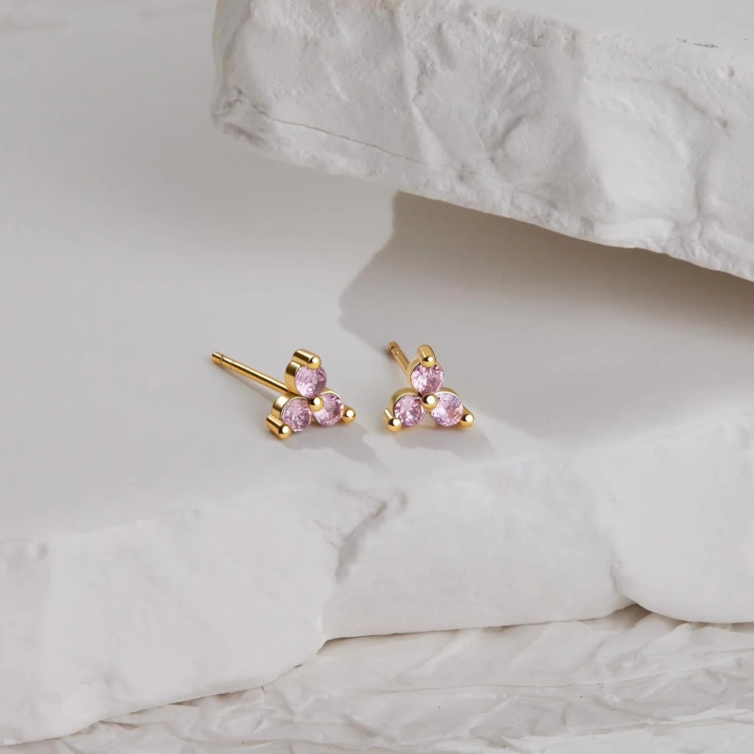 Small Hoop Earrings for Women, Diamond Stud Huggie Cartilage Earrings Set for Multiple Piercing, 3 Pairs Trendy Jewelry Gifts