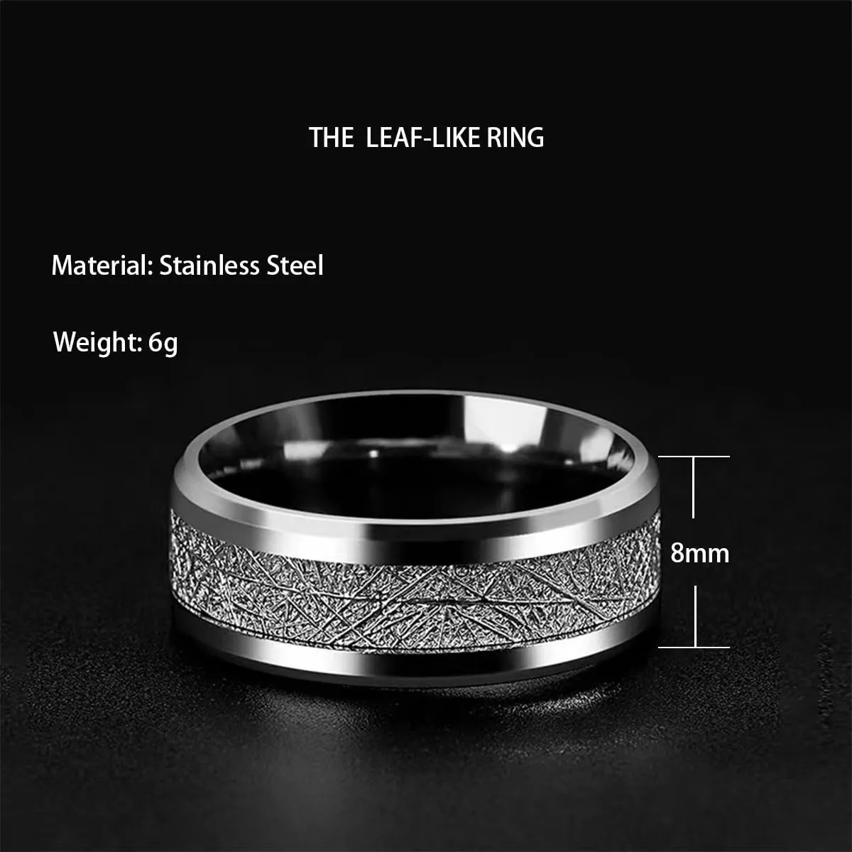 Stainless Steel Titanium Mens Finger Thumb Ring in Silver Tone, Silver Rings for Men, Mens Promise Rings, Wedding Band Comfort Fit, Size 7-12