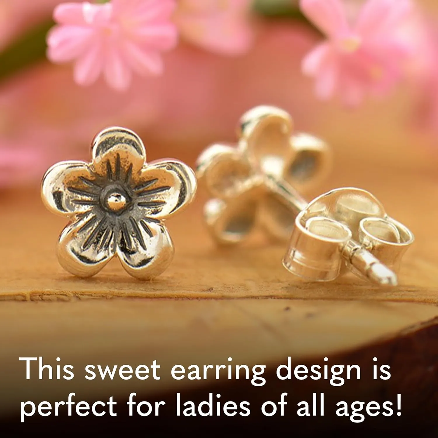 Sterling Silver Earrings - Sterling Silver Earrings for Women, Post Earrings for Women, Recycled 925 Sterling Silver Earring