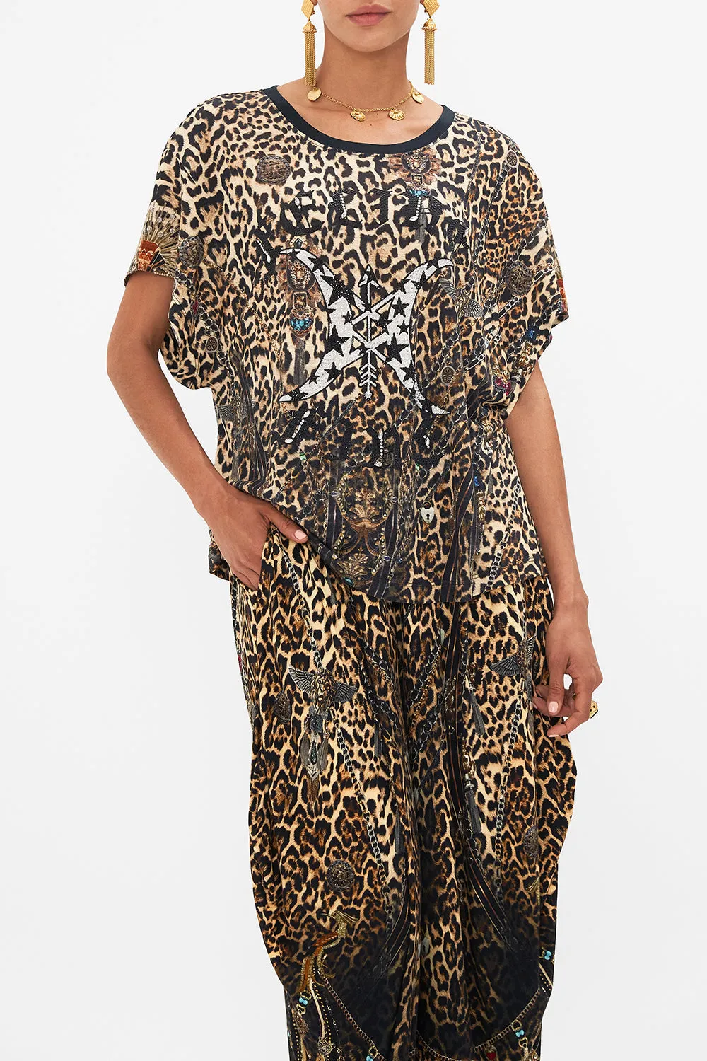 T-SHIRT WITH DROPPED ARMHOLE - PRINTED AMSTERGLAM